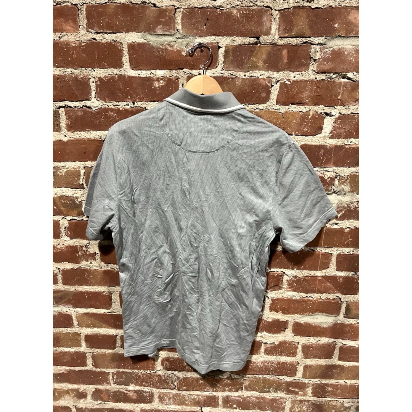 Ted Baker Ted Baker Polo Shirt Mens Collared Gray Size L Size US L / EU 52-54 / 3 - 2 Thumbnail