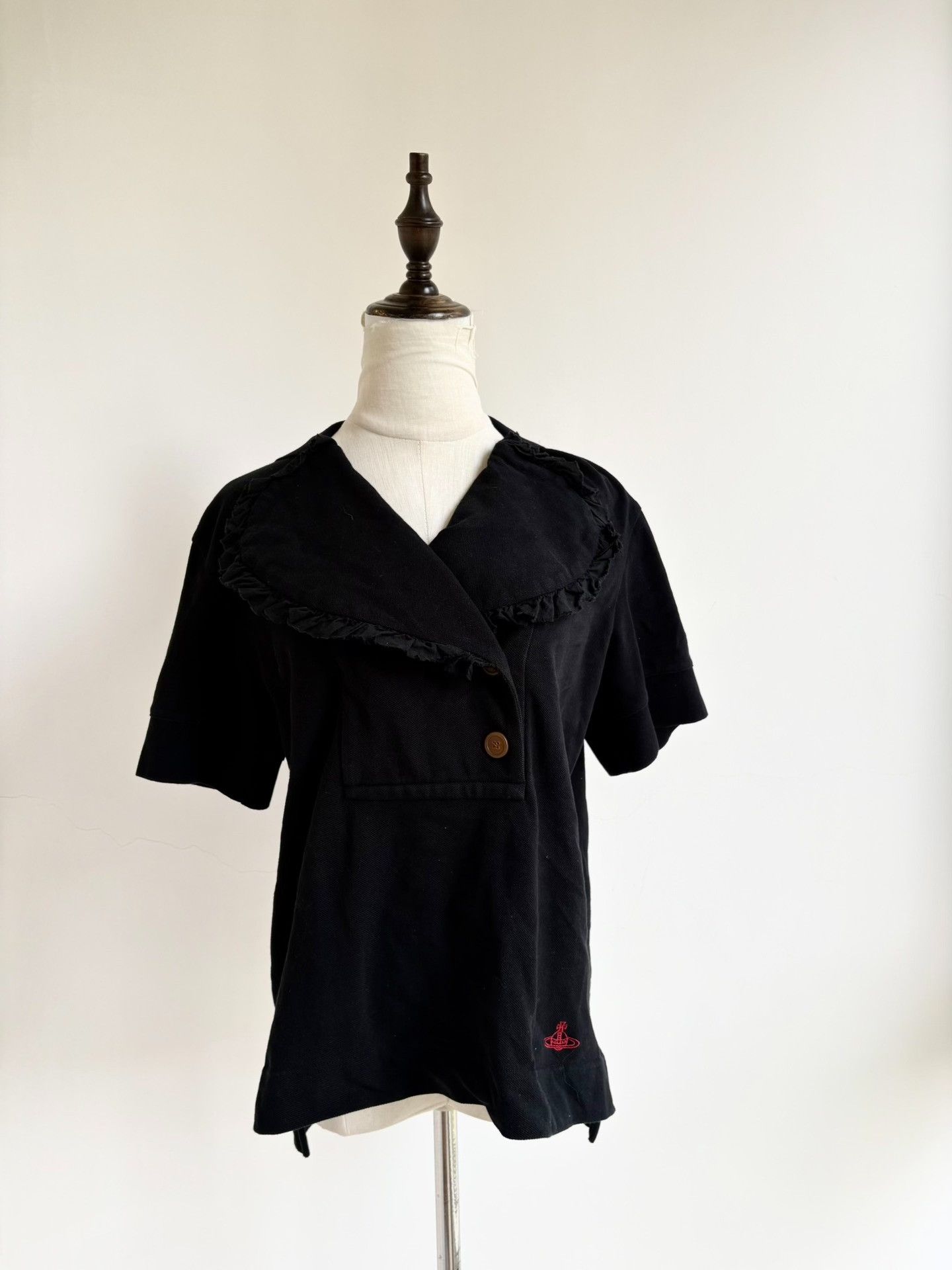 Vivienne Westwood Vivienne Westwood Vintage Black Heart Collar Top Size M / US 6-8 / IT 42-44 - 1 Thumbnail