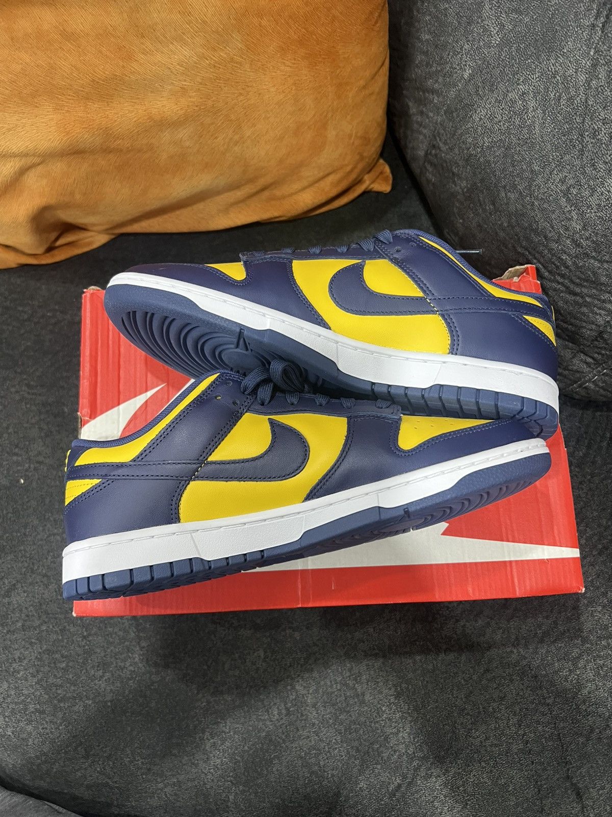 Nike Nike Dunk Low Retro Michigan Size US 10 / EU 43 - 6 Thumbnail