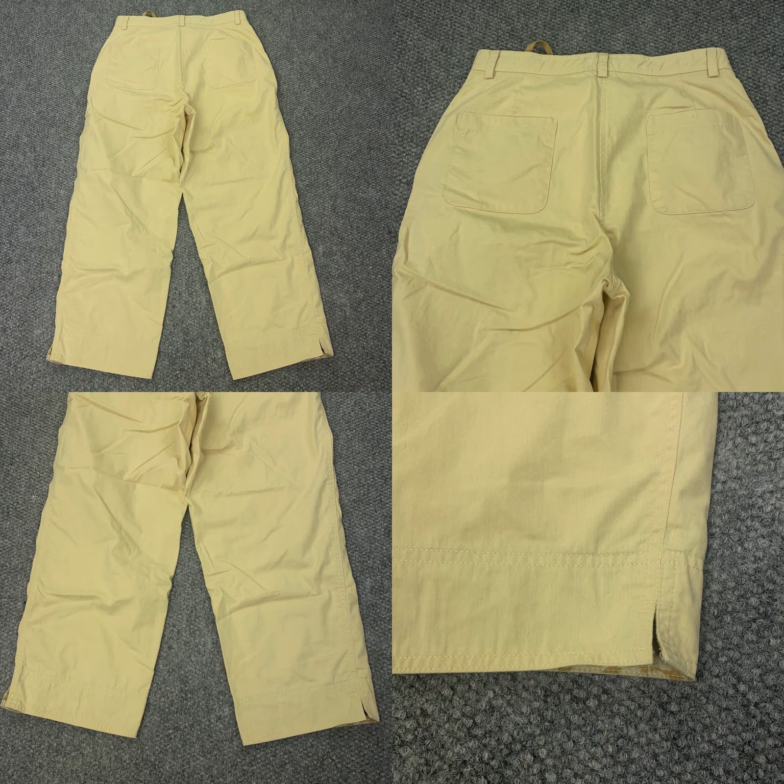 Vintage LL Bean Pants Womens Size 12 Beige Cropped Drawstring Size 30" / US 8 / IT 44 - 8 Thumbnail