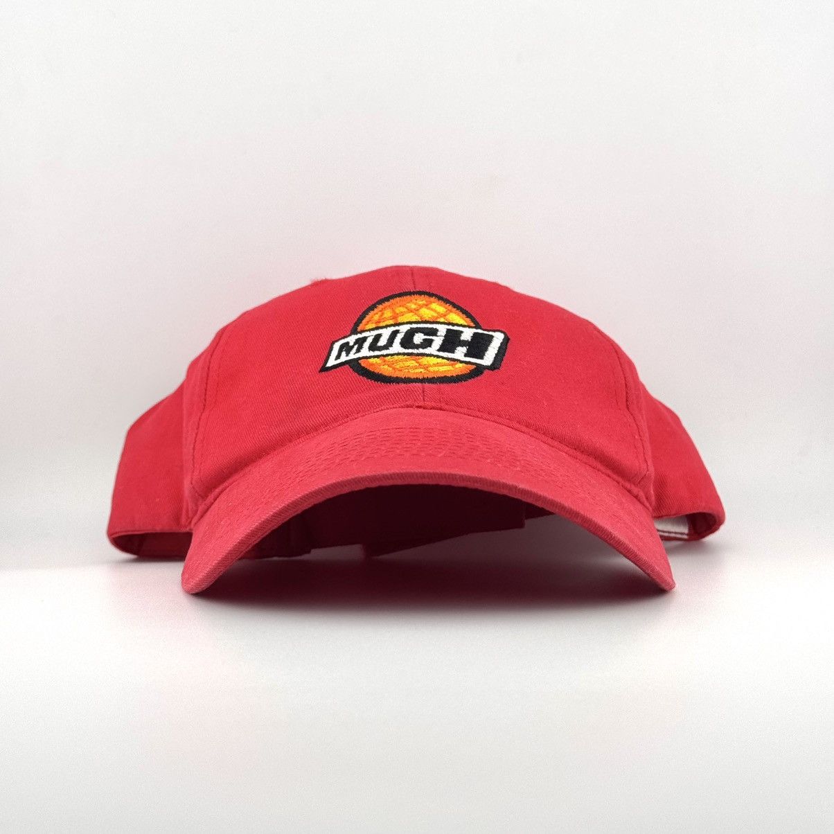 Vintage Much Records Red Cap 90s Y2K Music MTV Era KC Hat