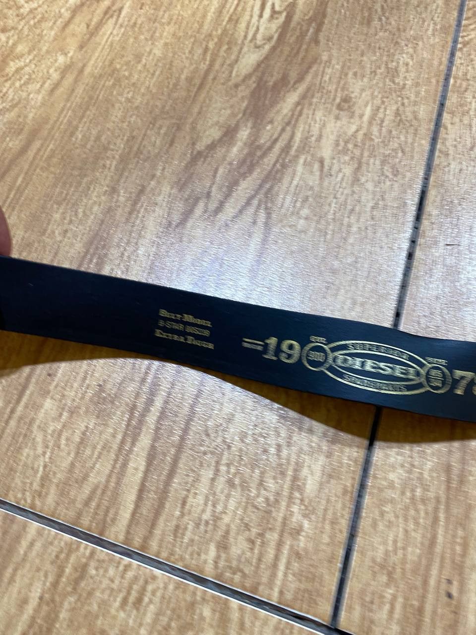 Diesel Belt Vintage black Diesel logo Streetwear Y2K Size ONE SIZE - 11 Thumbnail