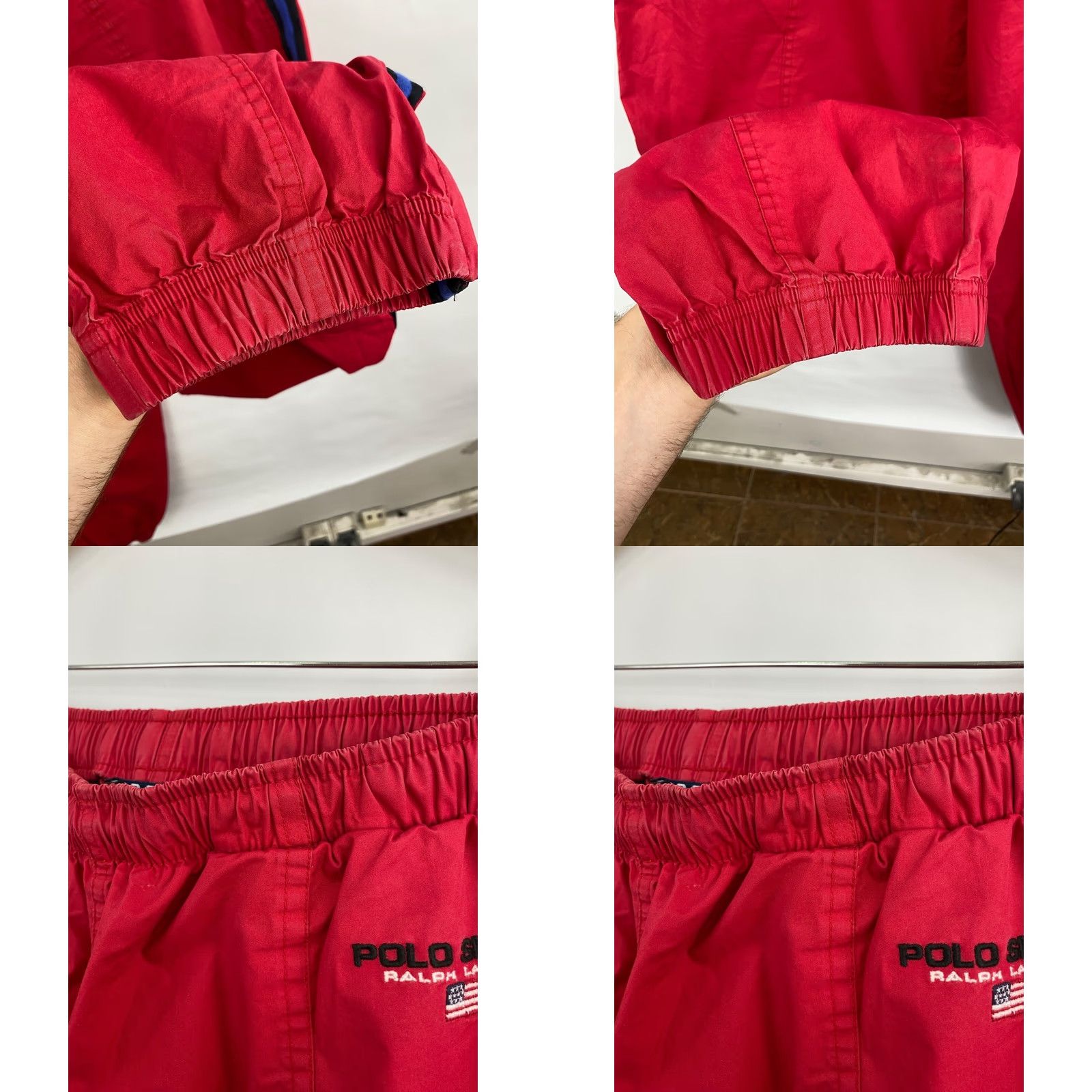Polo Ralph Lauren VINTAGE Polo Ralph Lauren Pants Men L Red 90s Polo Sport Retro Hype Size US L / EU 52-54 / 3 - 10 Thumbnail