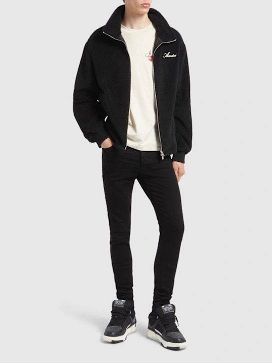Amiri o1lsvrm0425 Bones teddy jacket in Black Size US XXL / EU 58 / 5 - 3 Thumbnail