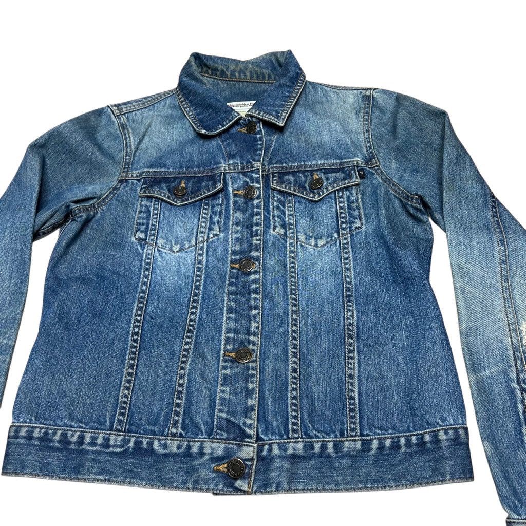 Abercrombie & Fitch × Vintage Vintage Abercrombie & Fitch Women’s Trucker Jean Jacket S Size S / US 4 / IT 40 - 4 Thumbnail