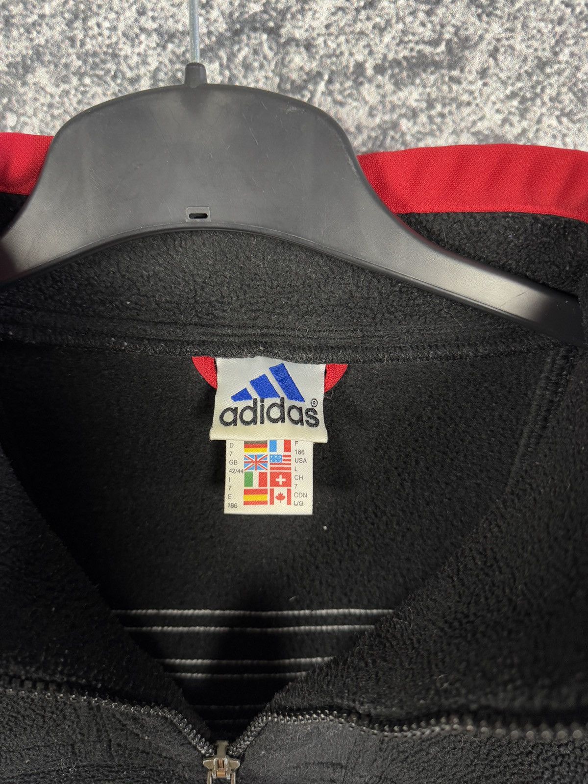Adidas Adidas Vintage Fleece 1/4 Zip Jacket Retro Style 90s Size L Size US L / EU 52-54 / 3 - 11 Thumbnail