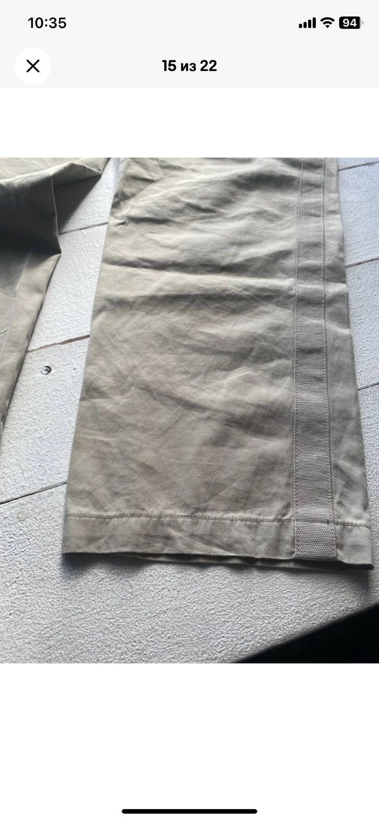 Dolce & Gabbana Dolce Gabbana Beige Bondage Pants Size US 36 / EU 52 - 9 Thumbnail