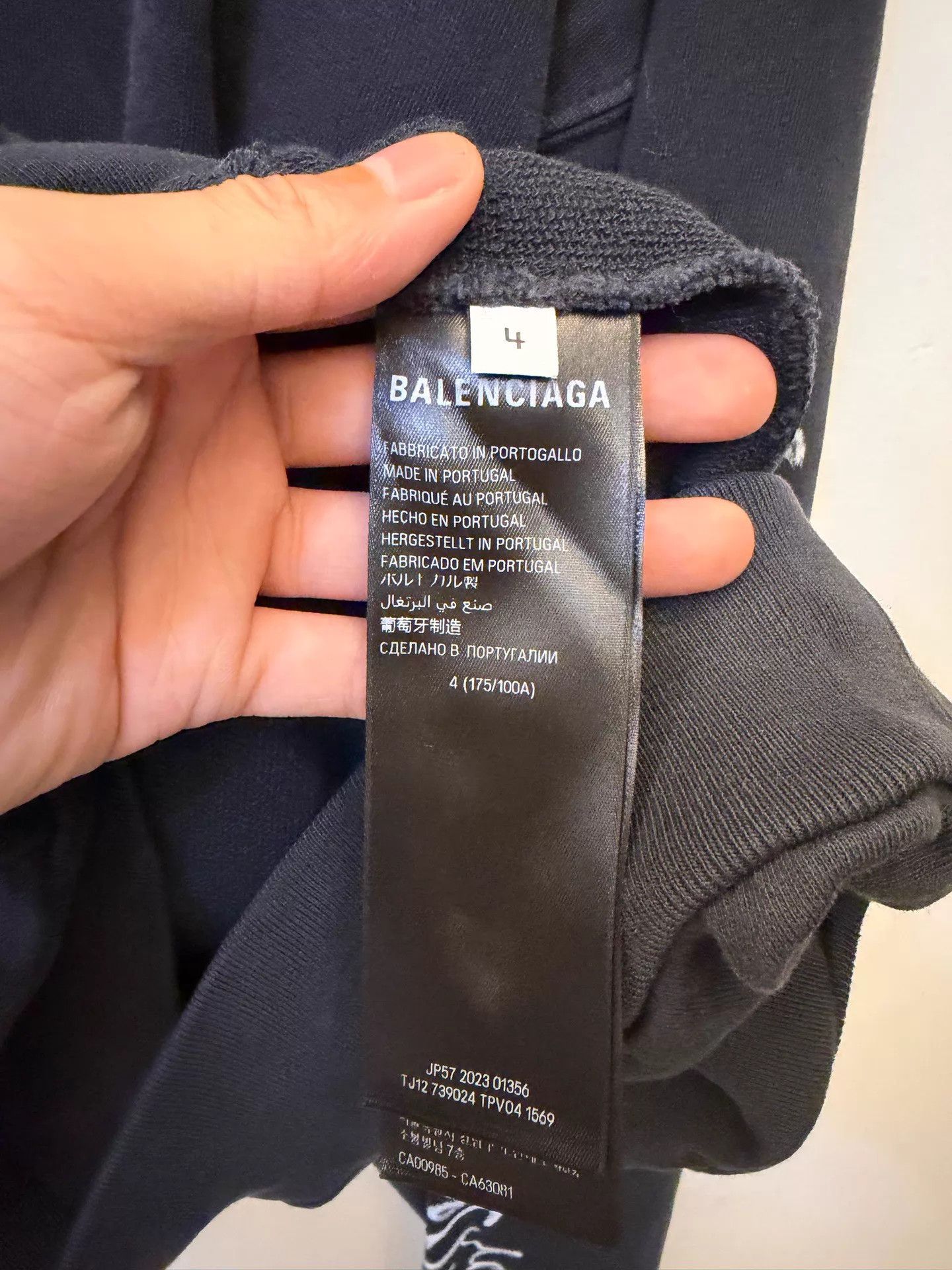 Balenciaga Balenciaga SS24 Logo Oversized Hoodie Unisex Size 4 Size XL / US 12-14 / IT 48-50 - 4 Thumbnail