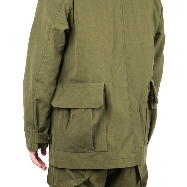 Snow Peak Takibi jacket olive khaki chore work coverall Barbour waxed Size US S / EU 44-46 / 1 - 18 Thumbnail