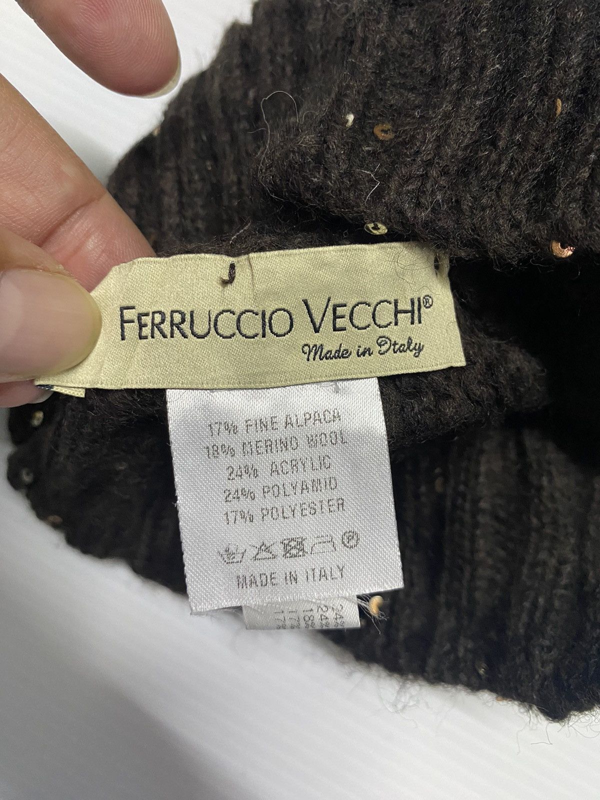 Designer Italian Designer Ferruccio Vecchi Beanie Hat Size ONE SIZE - 3 Thumbnail