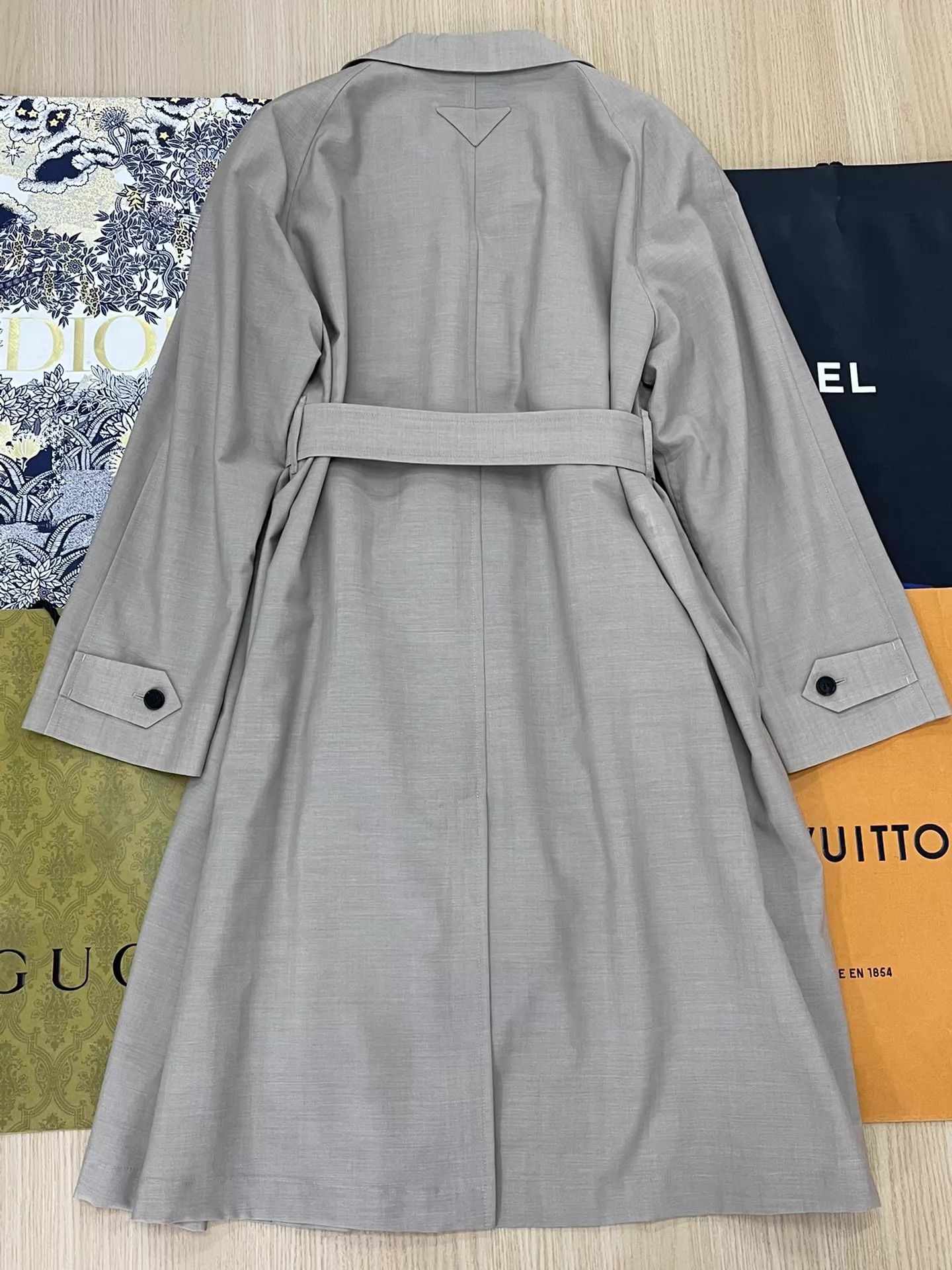 Prada Prada Long Trench Coat & Trousers Set Unused 38/36S Size XS / US 0-2 / IT 36-38 - 3 Thumbnail