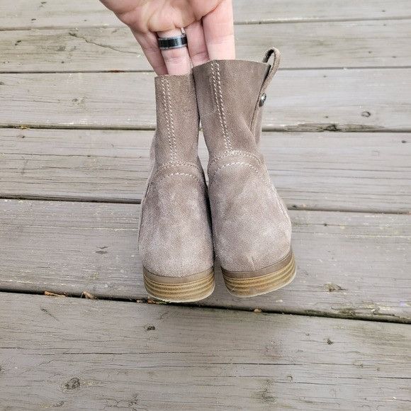 Frye Frye Sarah Shortie Taupe Suede Leather Western Boho Ankle Bo Size US 8 / IT 38 - 7 Thumbnail