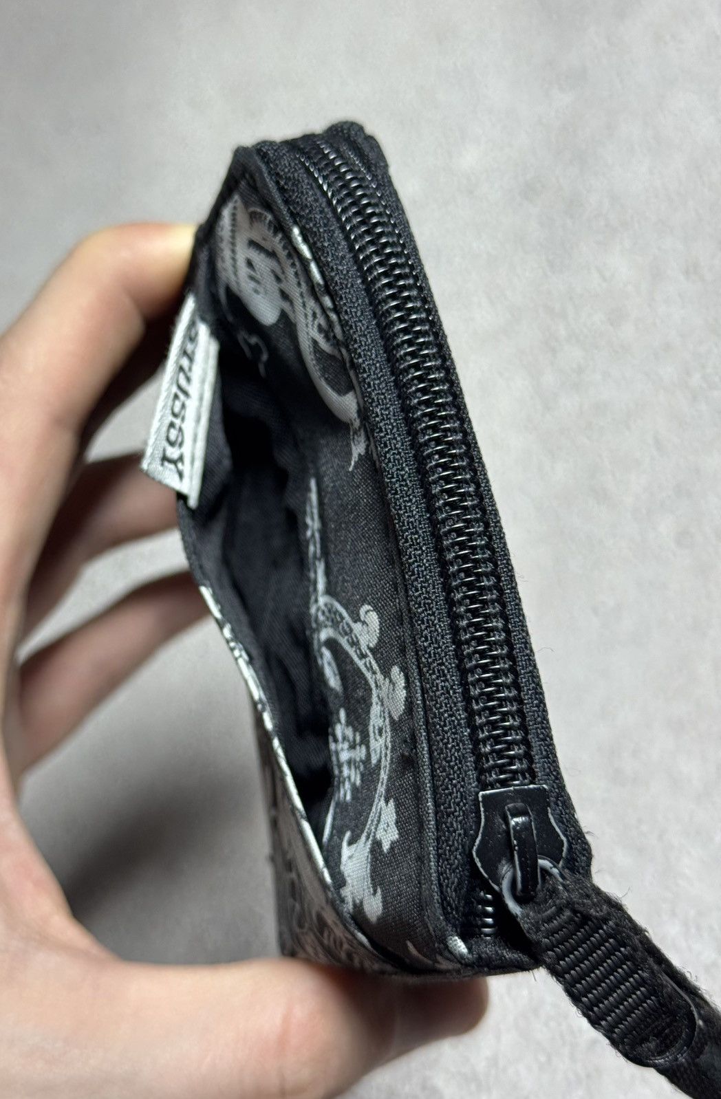 Stussy Vintage Stussy Monogram Print Zip Bifold Wallet Rare Y2K Size ONE SIZE - 3 Thumbnail