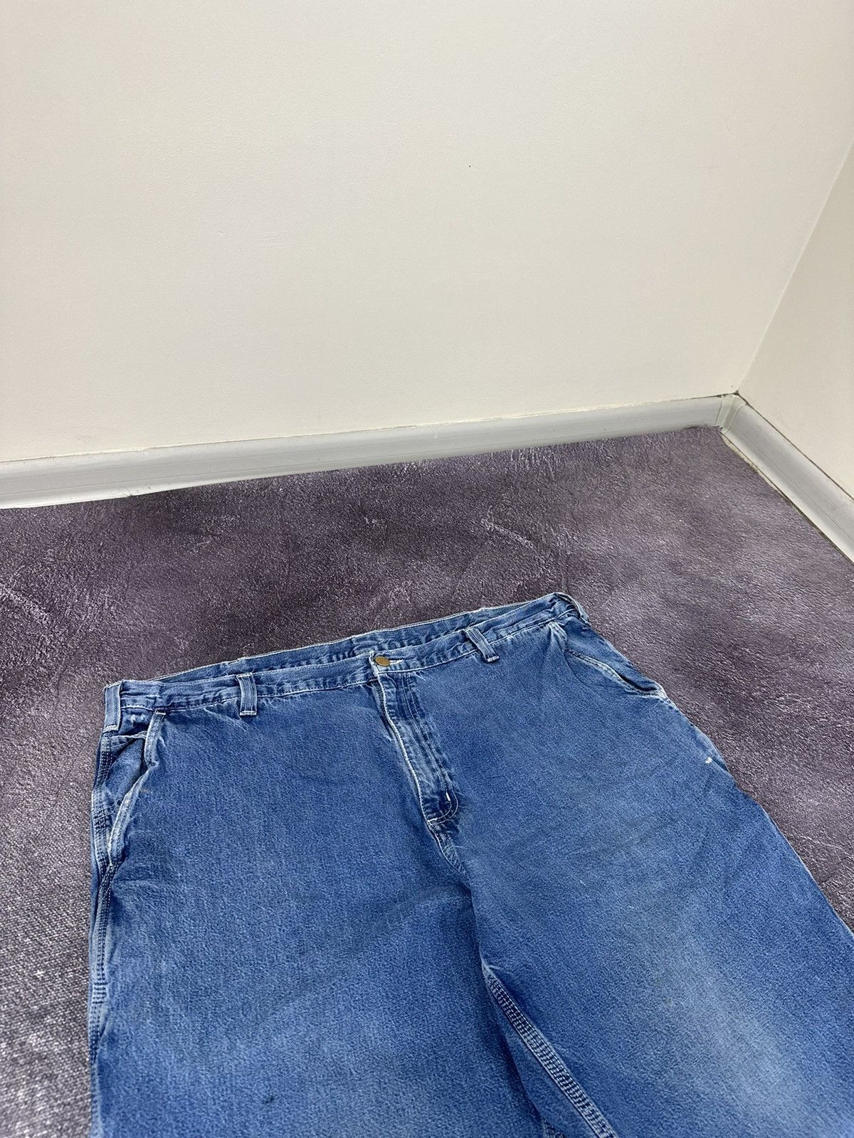 Carhartt Vintage Carhartt USA Distressed Carpenter Baggy Work Jeans Size US 42 / EU 58 - 13 Thumbnail