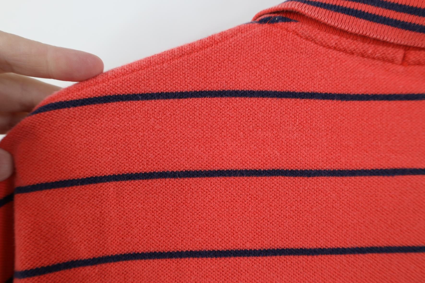 Polo Ralph Lauren Vintage 90s Ralph Lauren Striped Knit Golf Polo Shirt Cotton Size US L / EU 52-54 / 3 - 10 Thumbnail