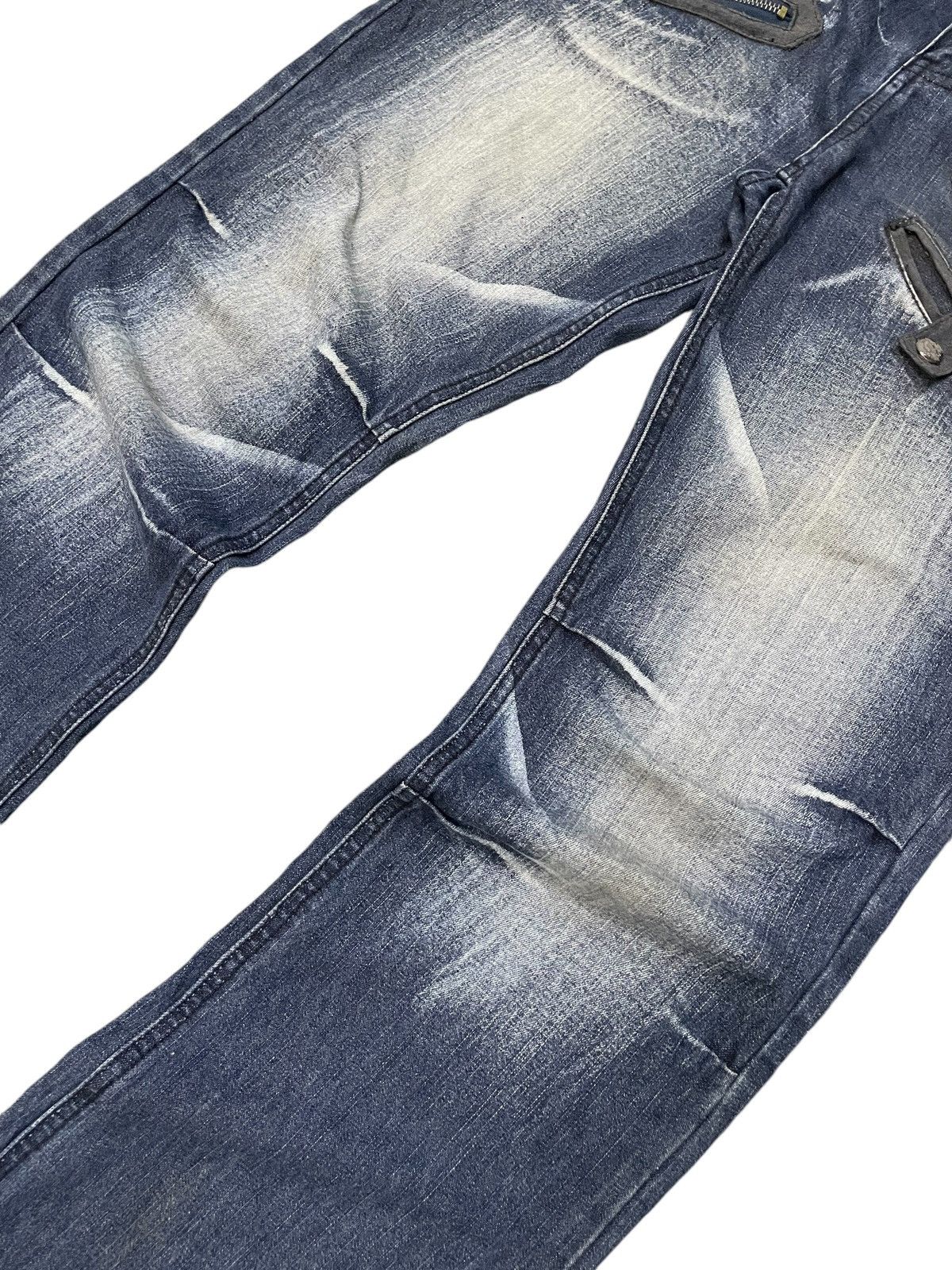Hysteric Glamour × LOWBOX Lowbox Japan Claw Mark Whiskers Flared Jeans Size US 34 / EU 50 - 5 Thumbnail