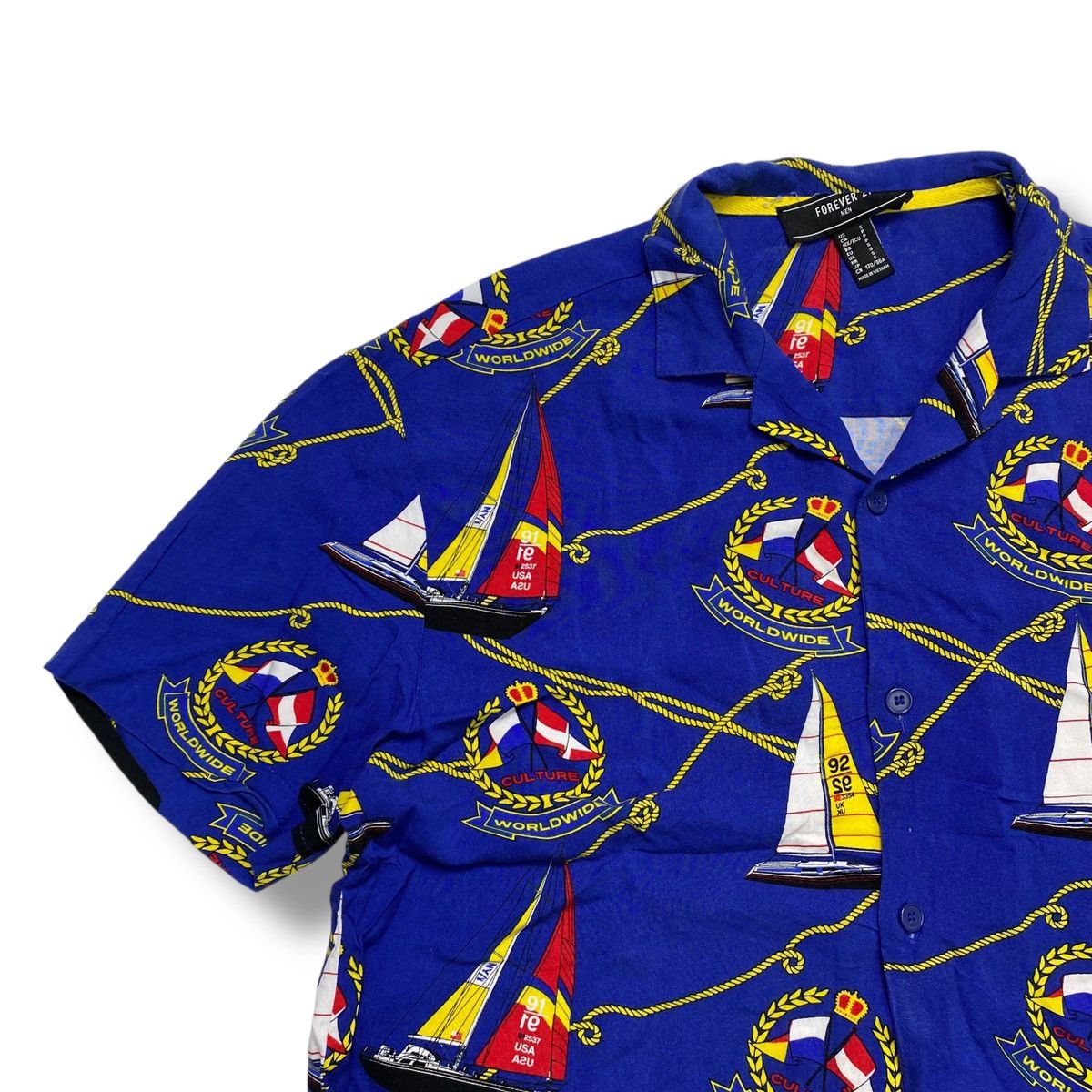 Designer × Forever 21 × Other Vintage Forever 21 AOV 91 92 USA open collar shirt Size US S / EU 44-46 / 1 - 4 Thumbnail