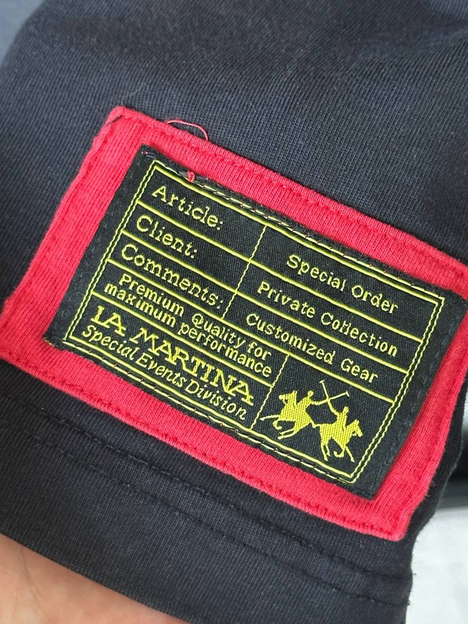 La Martina 2008 Vintage La Martina USA Polo Team Y2K Blockcore Size US L / EU 52-54 / 3 - 12 Thumbnail