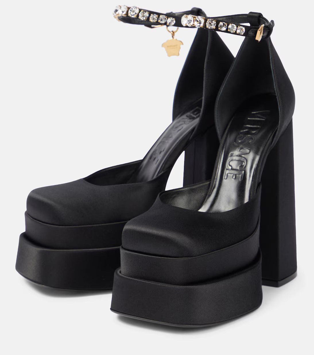 Versace o1y0226 Pumps in Black Size US 10 / IT 40 - 3 Thumbnail
