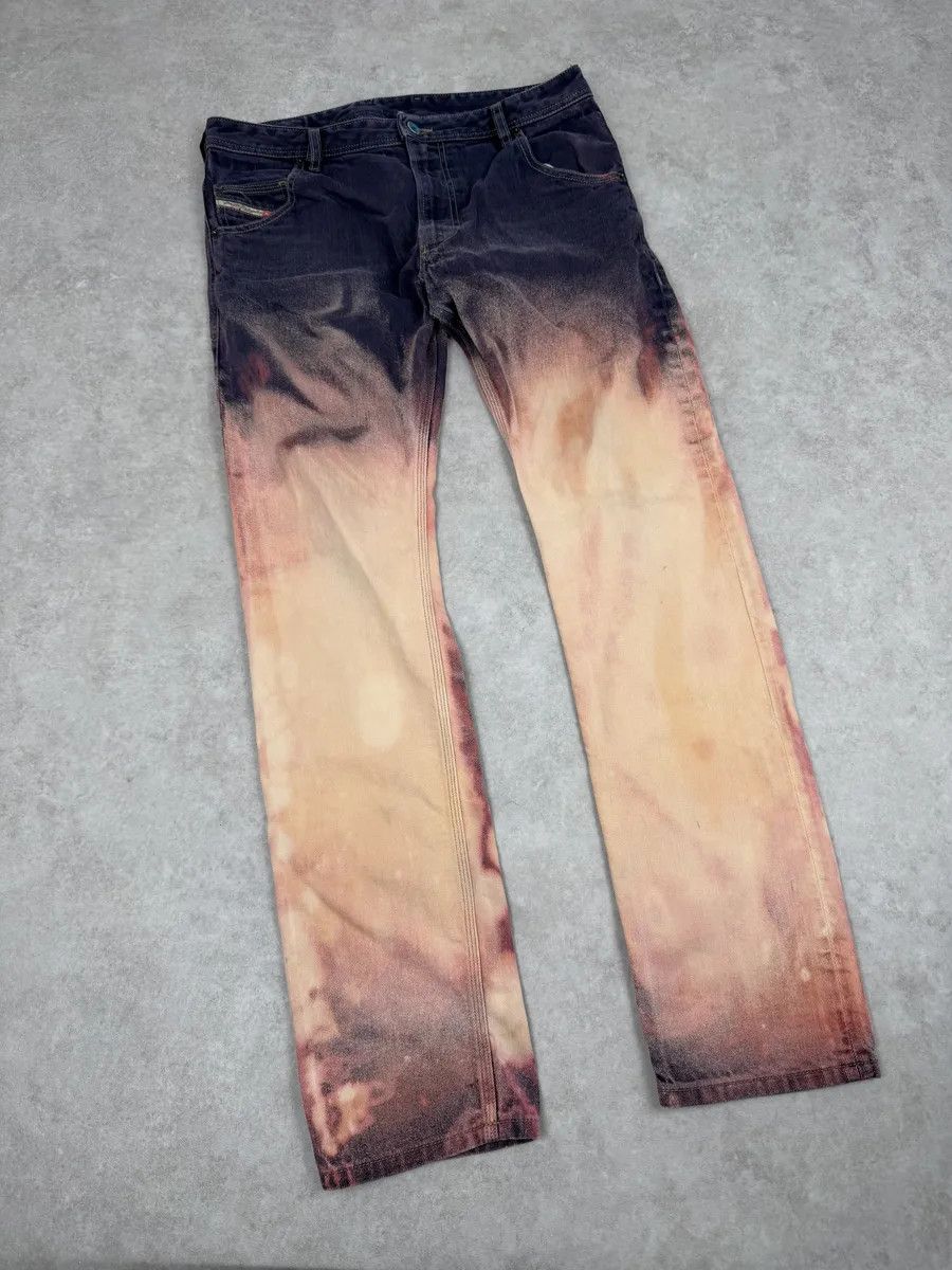 Diesel Diesel Slim Bleached Sunset Purple Denim Jeans Size US 32 / EU 48 - 7 Thumbnail
