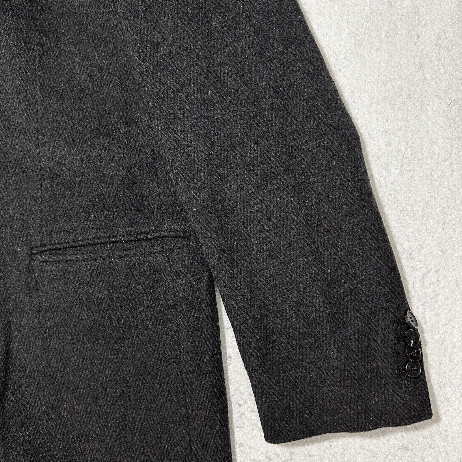 Other Vintage C&A Canda Men's EU 58 US XL Gray Coat Lapel Collar Size US XL / EU 56 / 4 - 4 Thumbnail