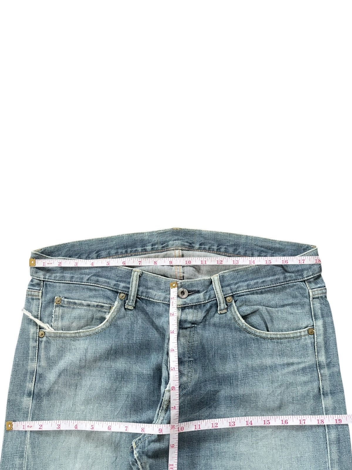 Diesel Vintage Japanese Brand Faded Wash Distressed Jeans Size US 36 / EU 52 - 6 Thumbnail