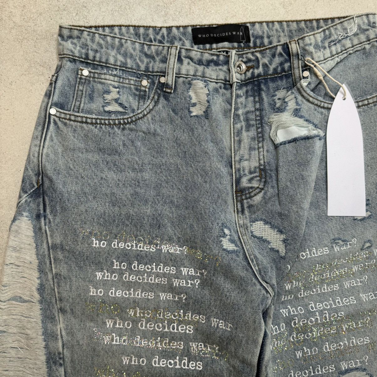 Who Decides War Who decides war ultra flare scripture denim sky Size US 32 / EU 48 - 7 Thumbnail