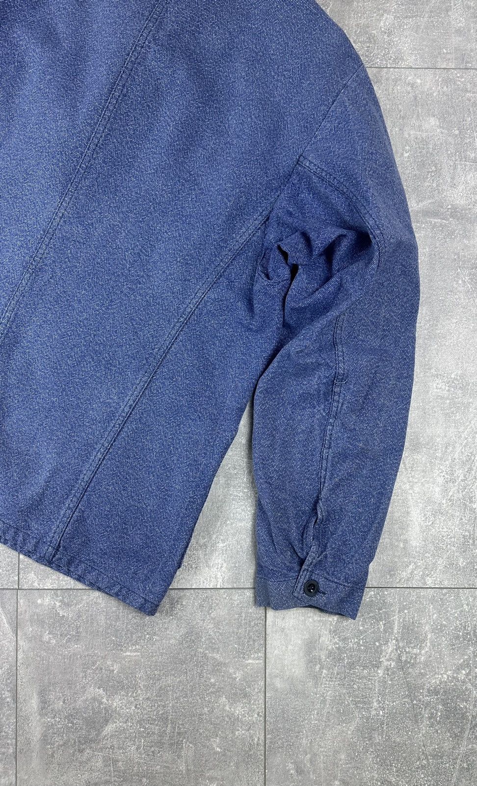 Le Laboureur Vintage Retro 70S Fischer Pecheur WorkWear Chore Jacket Size US L / EU 52-54 / 3 - 15 Thumbnail