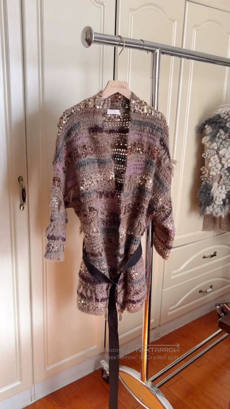Brunello Cucinelli Brunello Cucinelli Colorful Sequin Jacket Size M / US 6-8 / IT 42-44 - 1 Thumbnail
