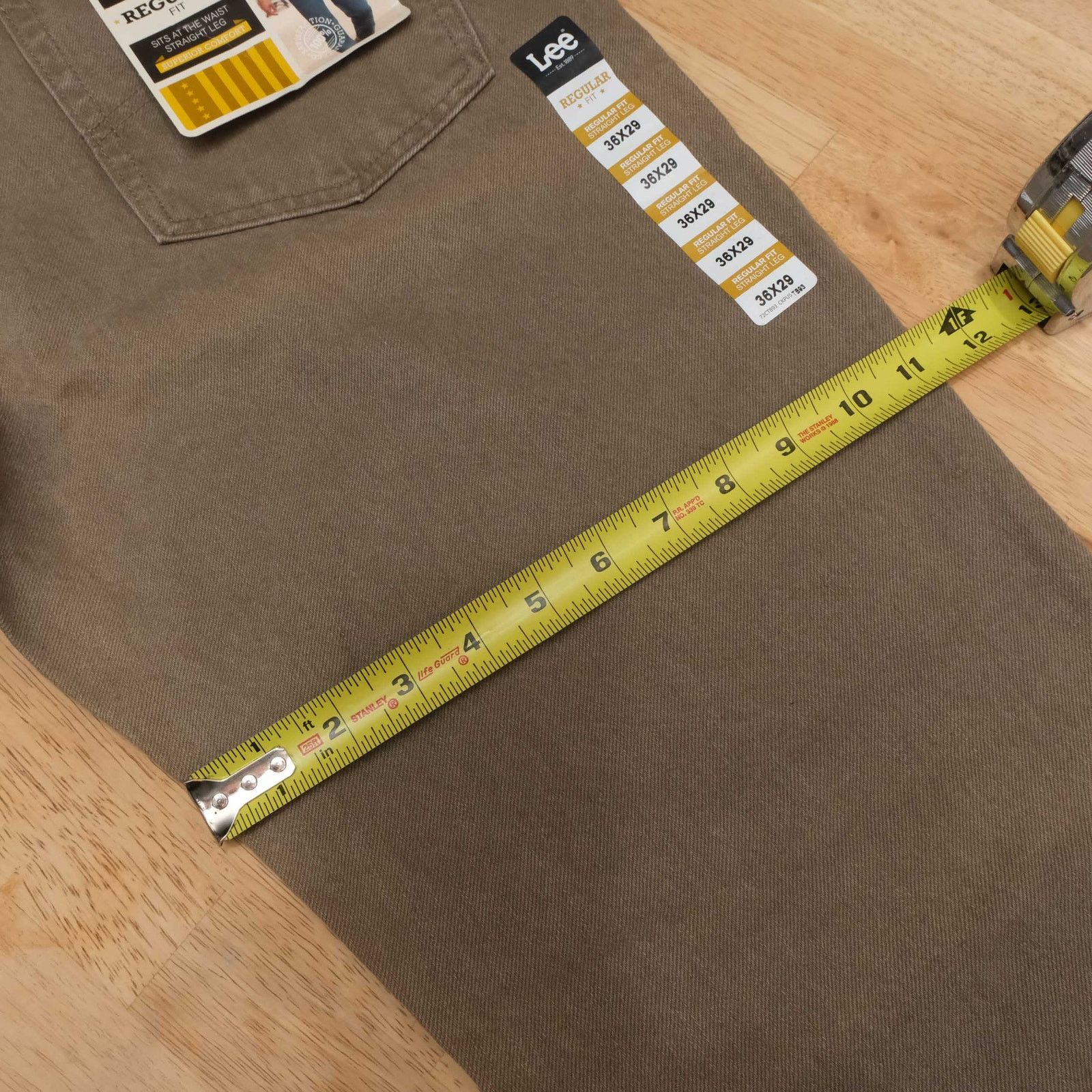 Lee VTG NWT Lee Straight Leg Brown Jeans 36x29 Size US 36 / EU 52 - 11 Thumbnail