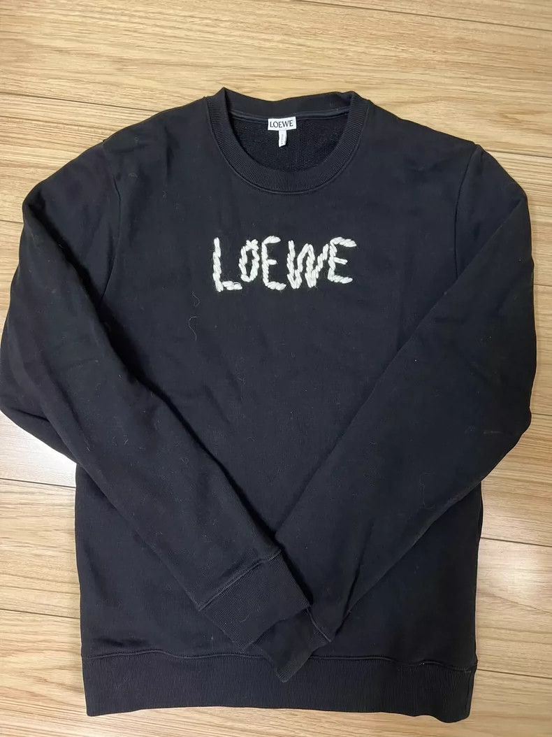 Loewe LOEWE Black hoodie Size S / US 4 / IT 40 - 1 Thumbnail