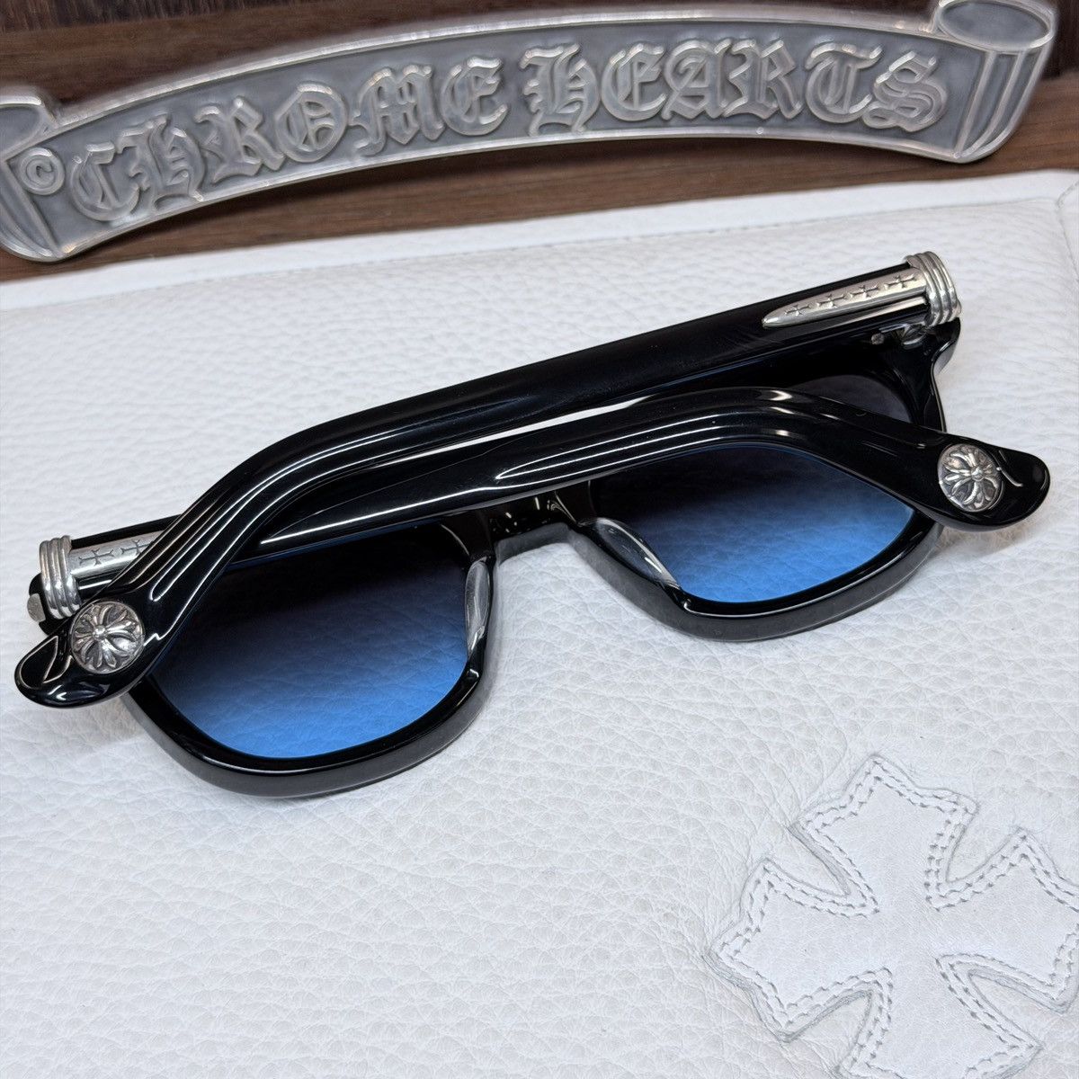 Chrome Hearts Chrome Hearts Drippin 1/1 Sunglasses Size ONE SIZE - 2 Thumbnail