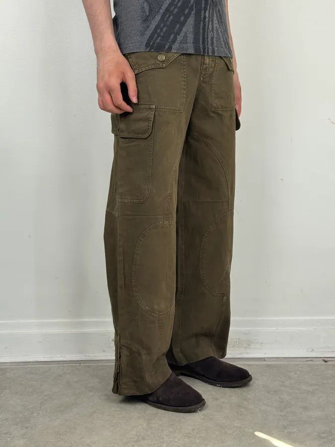 Dolce & Gabbana SS2003 Dolce & Gabbana Olive Combat Large Cargo Pants Size 26" / US 2 / IT 38 - 3 Thumbnail