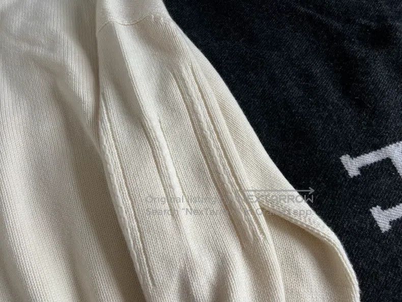 Hermes Hermes Open cardigan pure cashmere, white sweater Size XS / US 0-2 / IT 36-38 - 3 Thumbnail