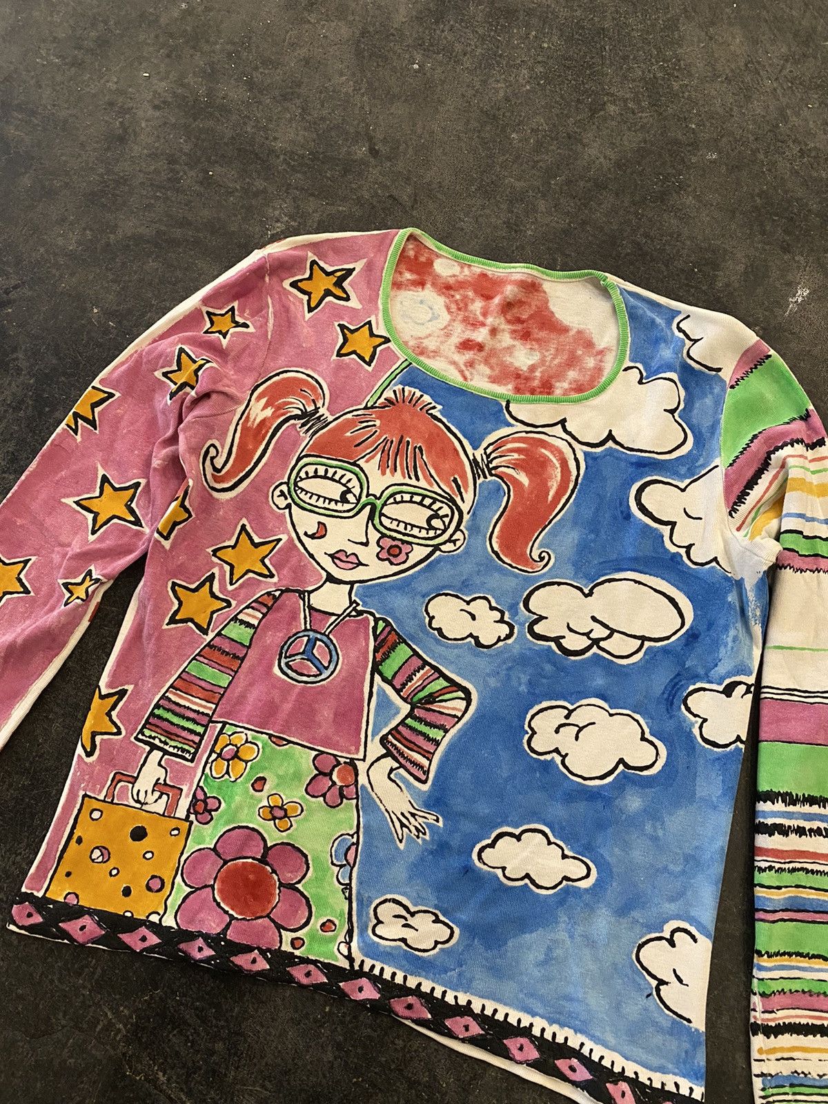 Hysteric Glamour Unknow brand full print cartoon long sleeve Size S / US 4 / IT 40 - 3 Thumbnail