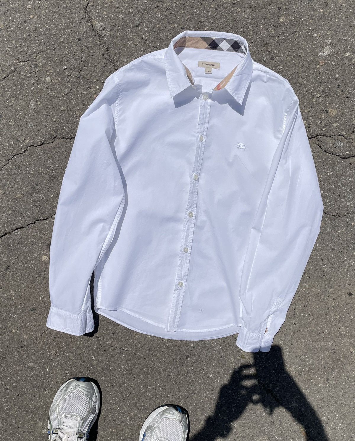 Burberry BURBERRY BUTTON UP BRIT NOVA CHECK SHIRT Y2K Size S / US 4 / IT 40 - 2 Thumbnail