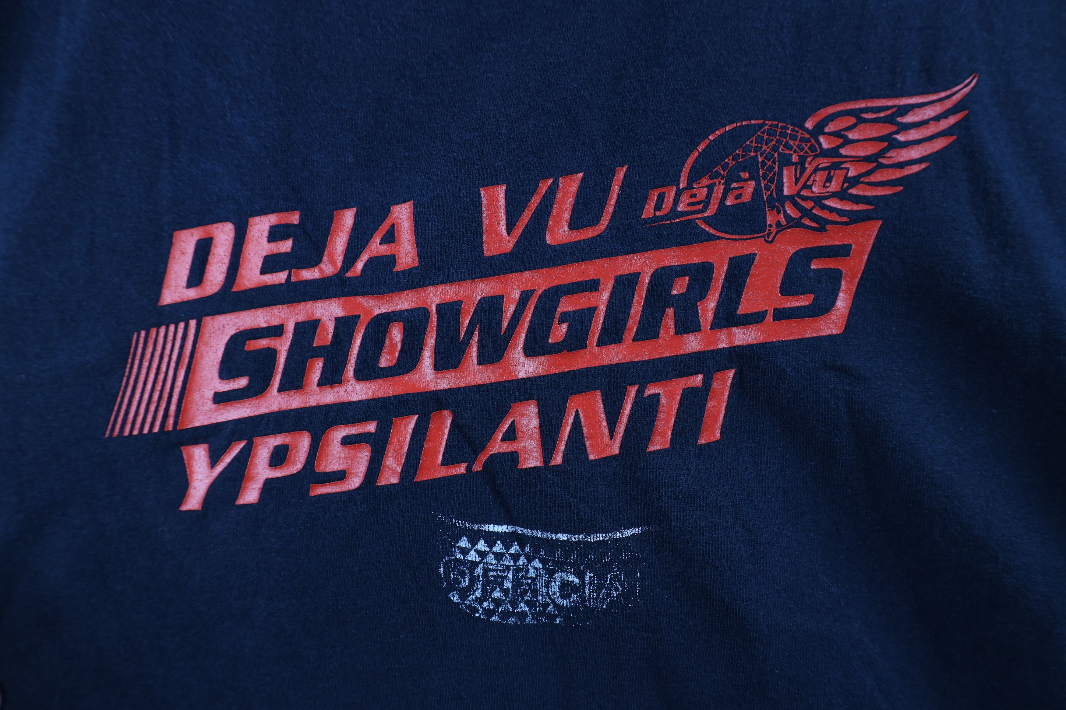 Vintage Vintage Y2K Streetwear Showgirls Strip Club T-Shirt Black Size US XL / EU 56 / 4 - 4 Thumbnail