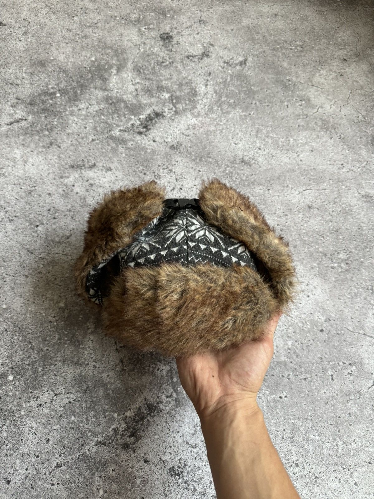 Japanese Brand × Vintage Vintage Y2K fleece snow hat Japanese style Size ONE SIZE - 8 Thumbnail