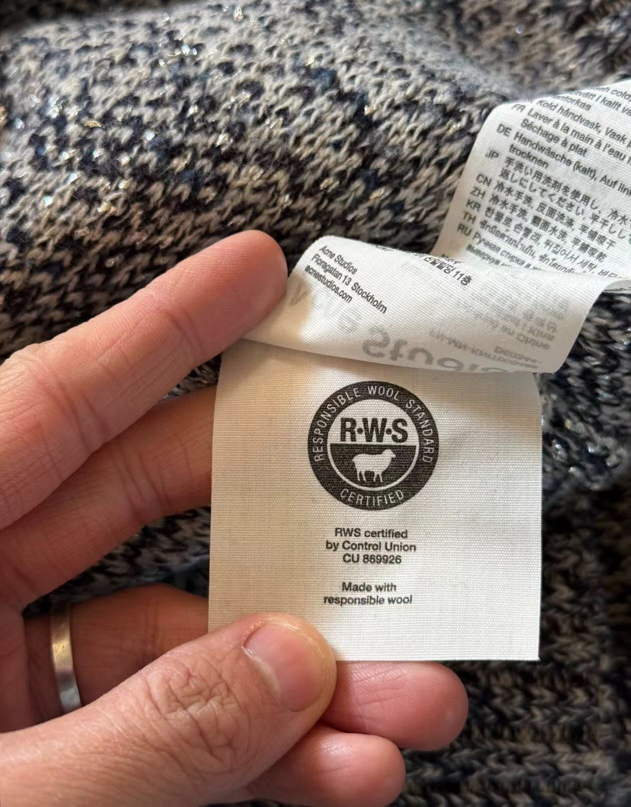 Acne Studios acne studios Crew-neck love wool top 2412-Nextarrow Size US S / EU 44-46 / 1 - 3 Thumbnail