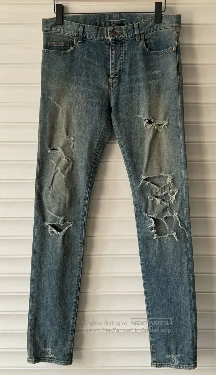 Saint Laurent Paris Saint Laurent 15FW Distressed D02 Jeans. Size US 31 - 1 Thumbnail