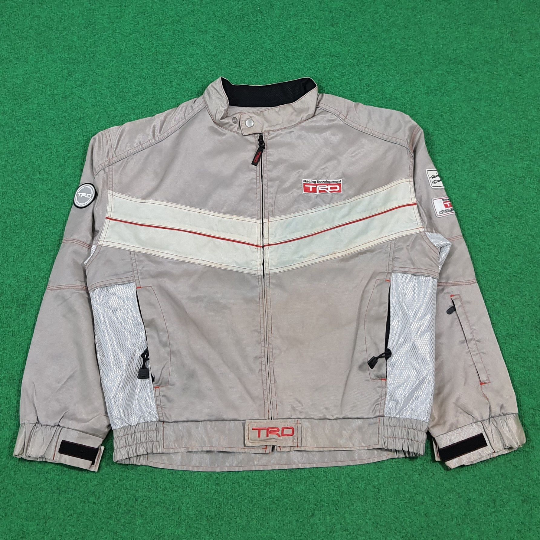 Japanese Brand 90s TRD Toyota Motorsports JDM Boshoku Mech Mesh Jacket E1A6 Size US L / EU 52-54 / 3 - 4 Thumbnail