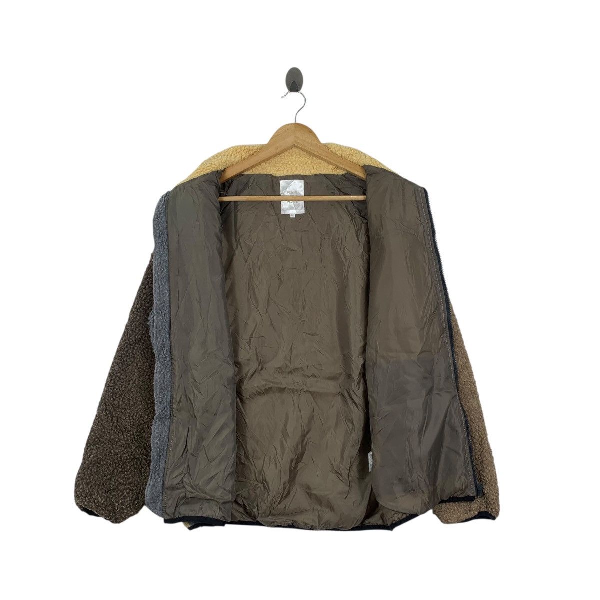 Vintage POWER TO THE PEOPLE Retro X Sherpa Fleece Jacket Windbreaker Size M / US 6-8 / IT 42-44 - 5 Thumbnail