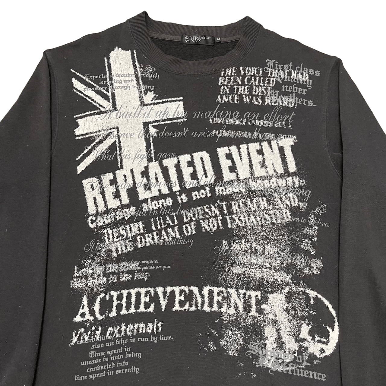 Japanese Brand Vintage Beaumont Carr Skull Sweatshirt Ifsixwasnine lgb Size US M / EU 48-50 / 2 - 2 Thumbnail