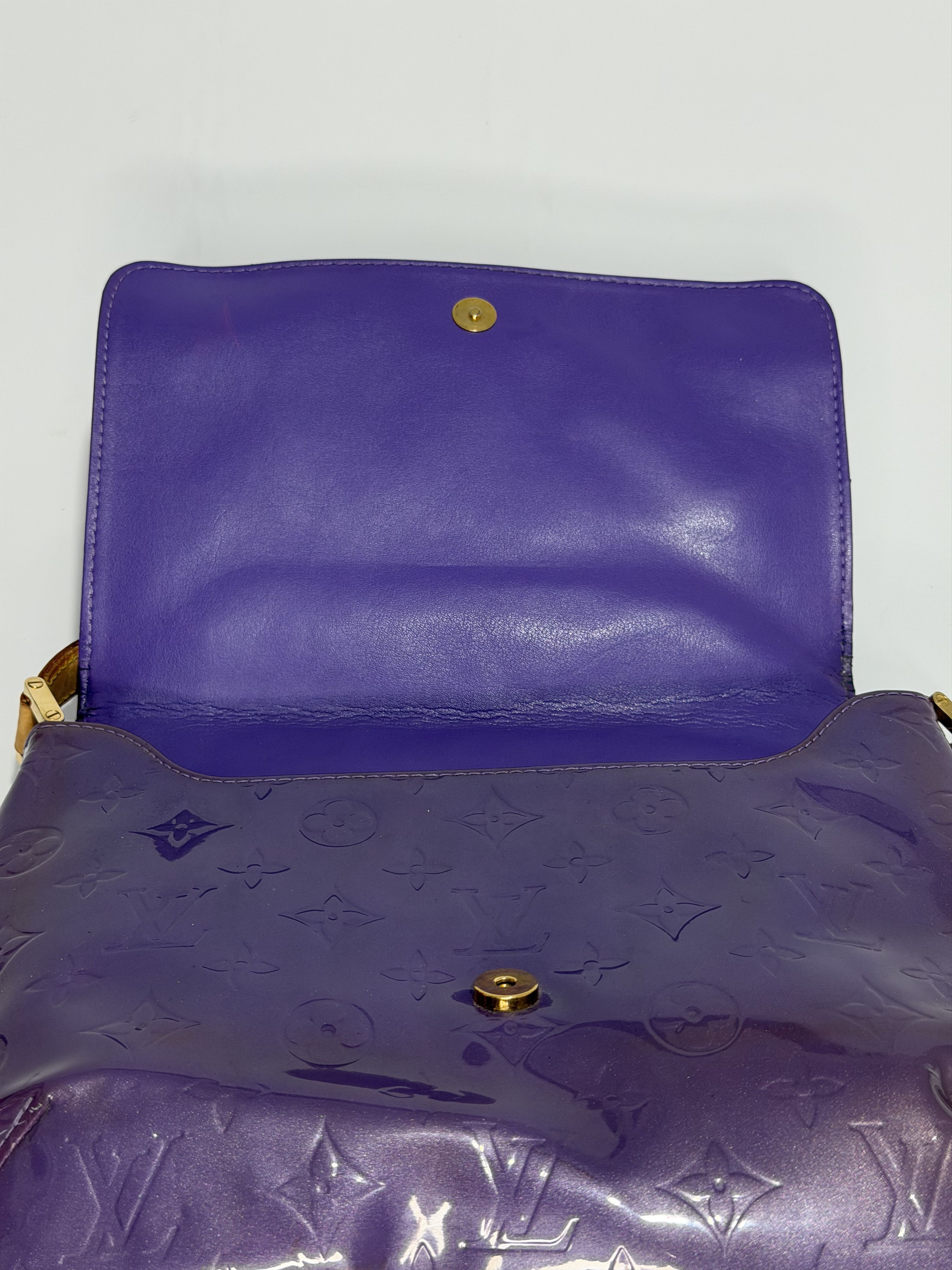 Louis Vuitton LOUIS VUITTON Vernis Thompson Street Purple Size ONE SIZE - 7 Thumbnail