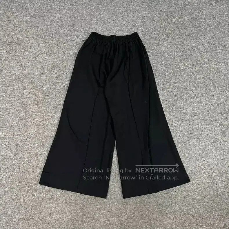 Y-3 Y-3 Black Wide-Leg Pants Size M. Size US 32 / EU 48 - 2 Thumbnail