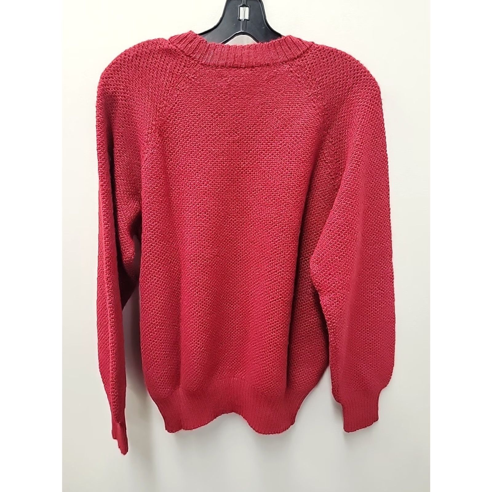 Vintage VINTAGE Peruvian Connection Sweater Shirt Women XL Red Alpaca Crew Neck Knit Pullover Long Sleeve Casual Travel Workwear 23 Chest 24 Length Size XL / US 12-14 / IT 48-50 - 3 Thumbnail