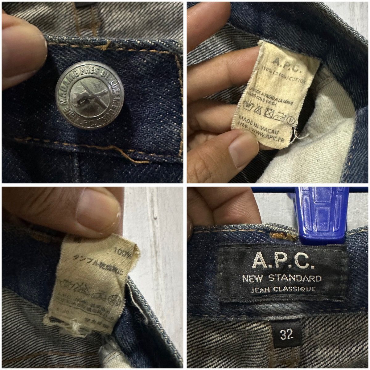 A.P.C. A.P.C. Raw Selvedge Denim Jeans Pants W32 Size US 32 / EU 48 - 19 Thumbnail