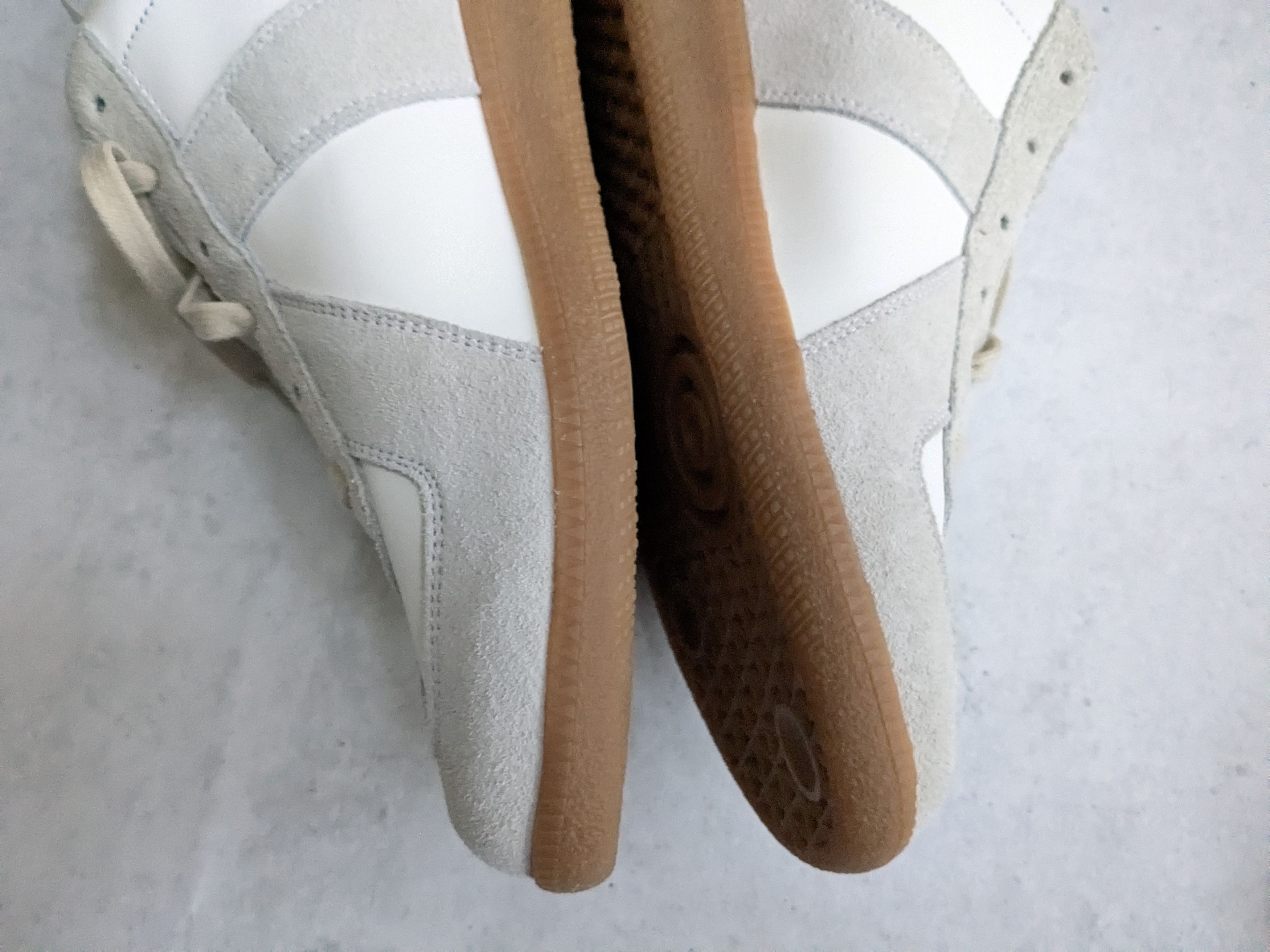 Maison Margiela Maison Margiela GAT White Gray 12 45 Low Tops Size US 12 / EU 45 - 10 Thumbnail