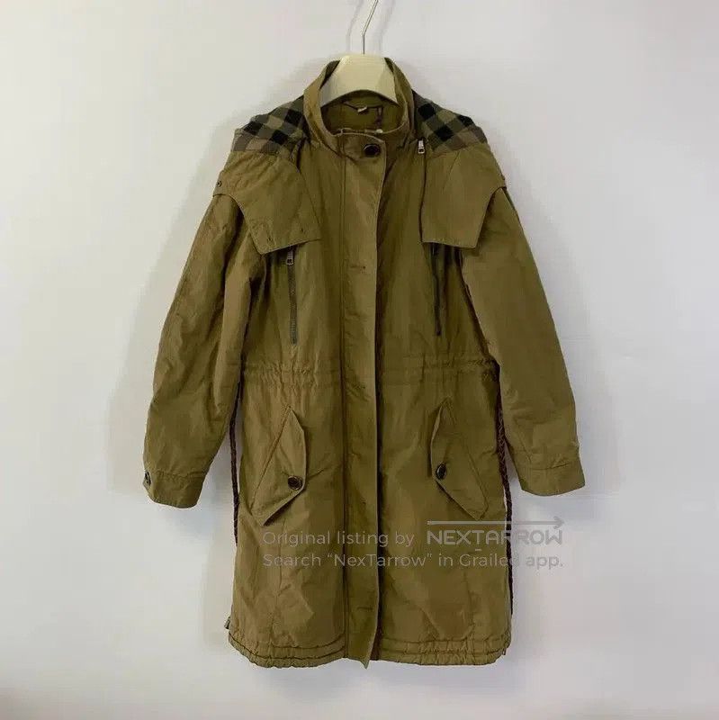 Burberry Burberry Women's Khaki Green Cotton Jacket. Size XXS / US 00 / IT 34 - 1 Thumbnail