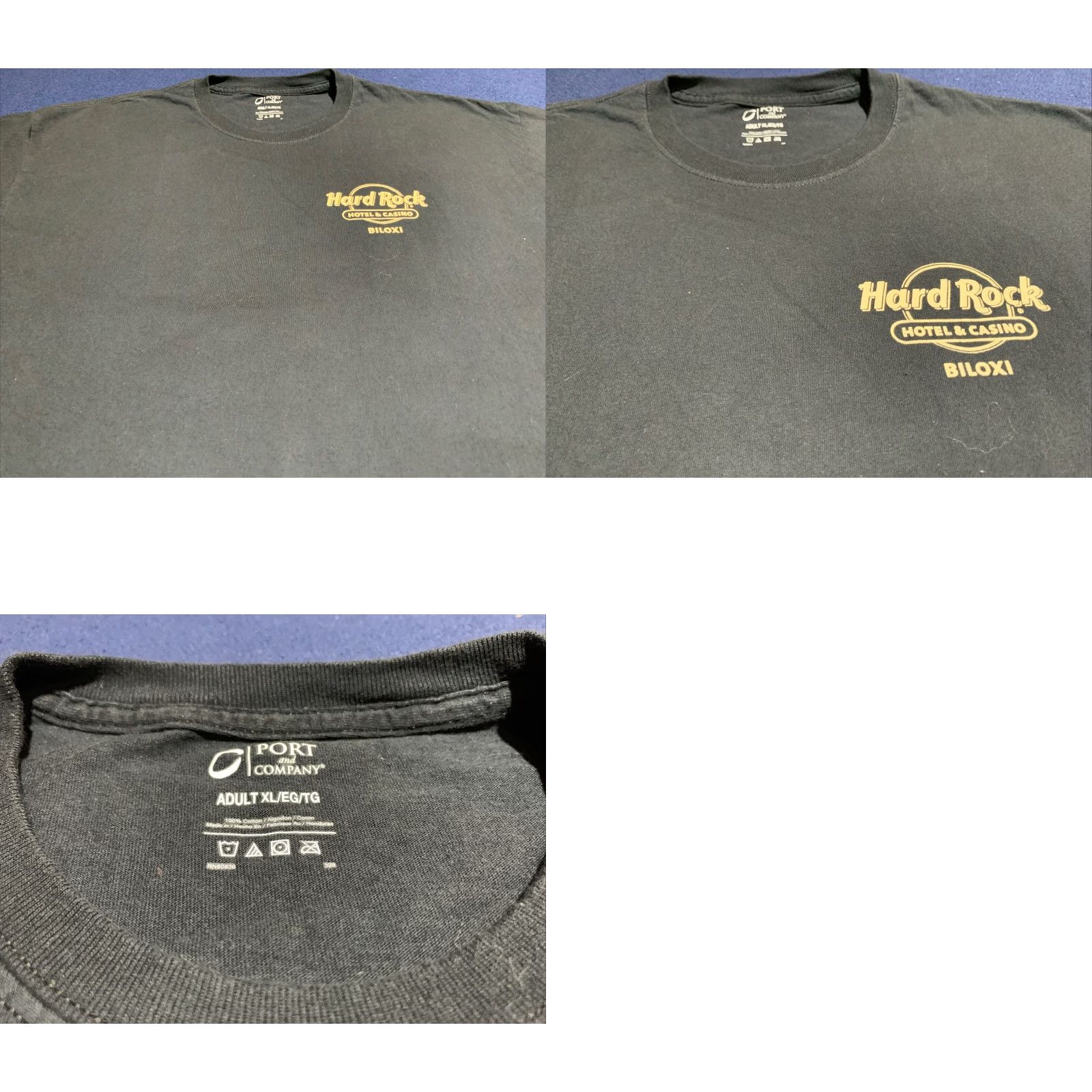 Hard Rock Cafe Hard Rock Cafe Black Graphic Tee Short Sleeve T-Shirt XL Mens Size US XL / EU 56 / 4 - 4 Thumbnail